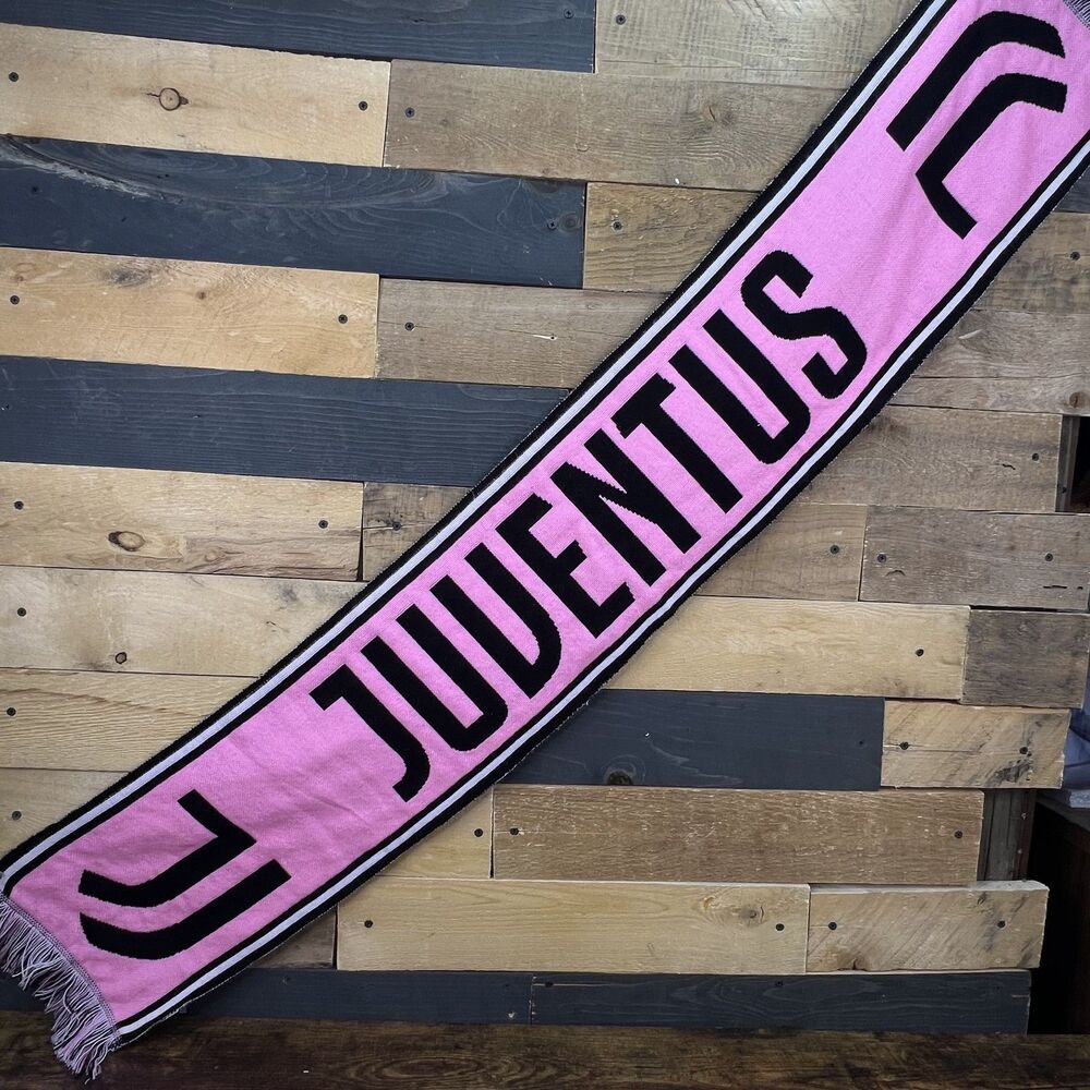 Juventus FC Soccer Futbol Official Team Supporters Scarf 53"